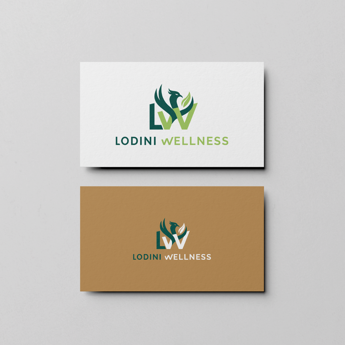 Carte de visite Lodini Wellness création graphique Logo