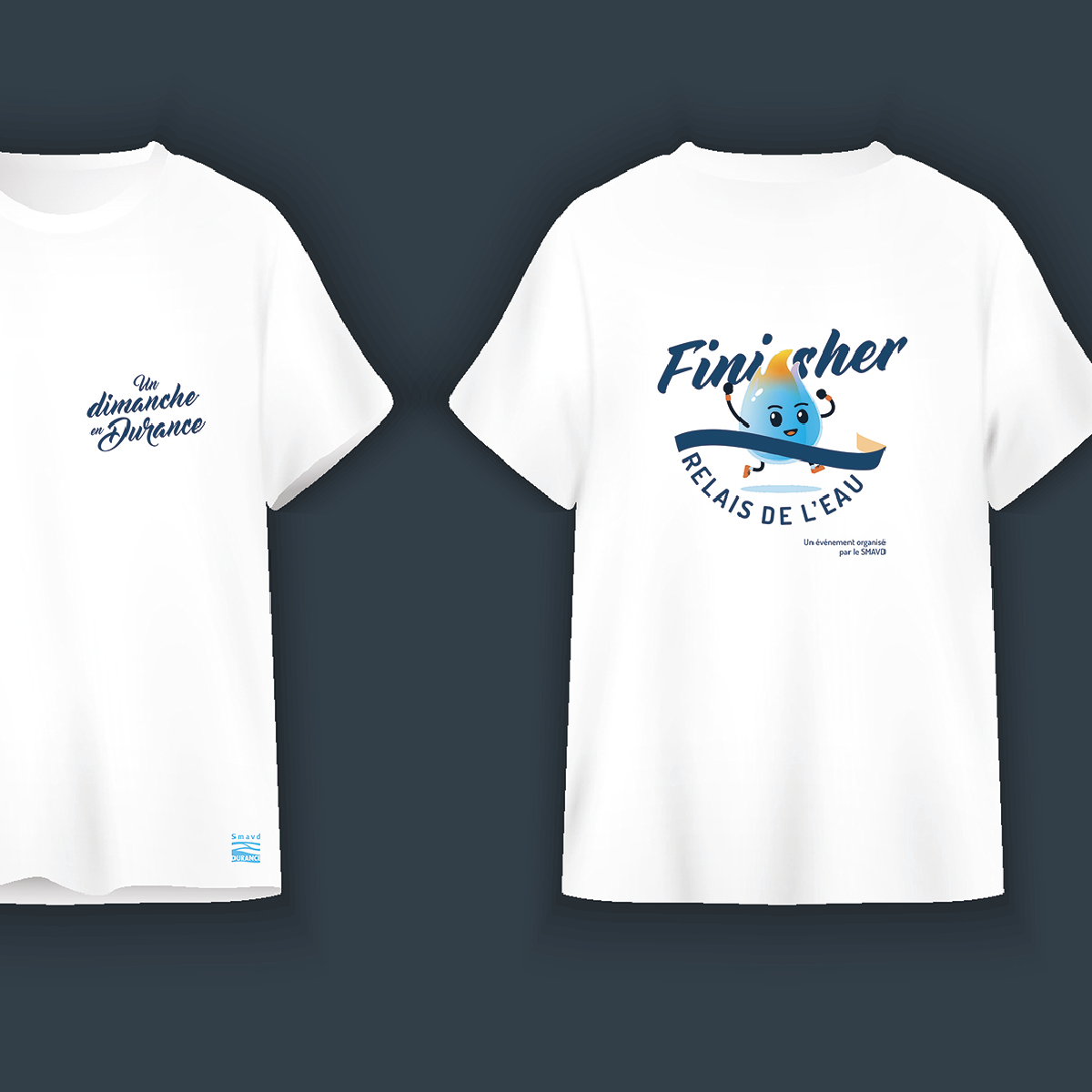 Personnalisation T-shirt pour événement organisé par le SMAVD - les relais de l'eau