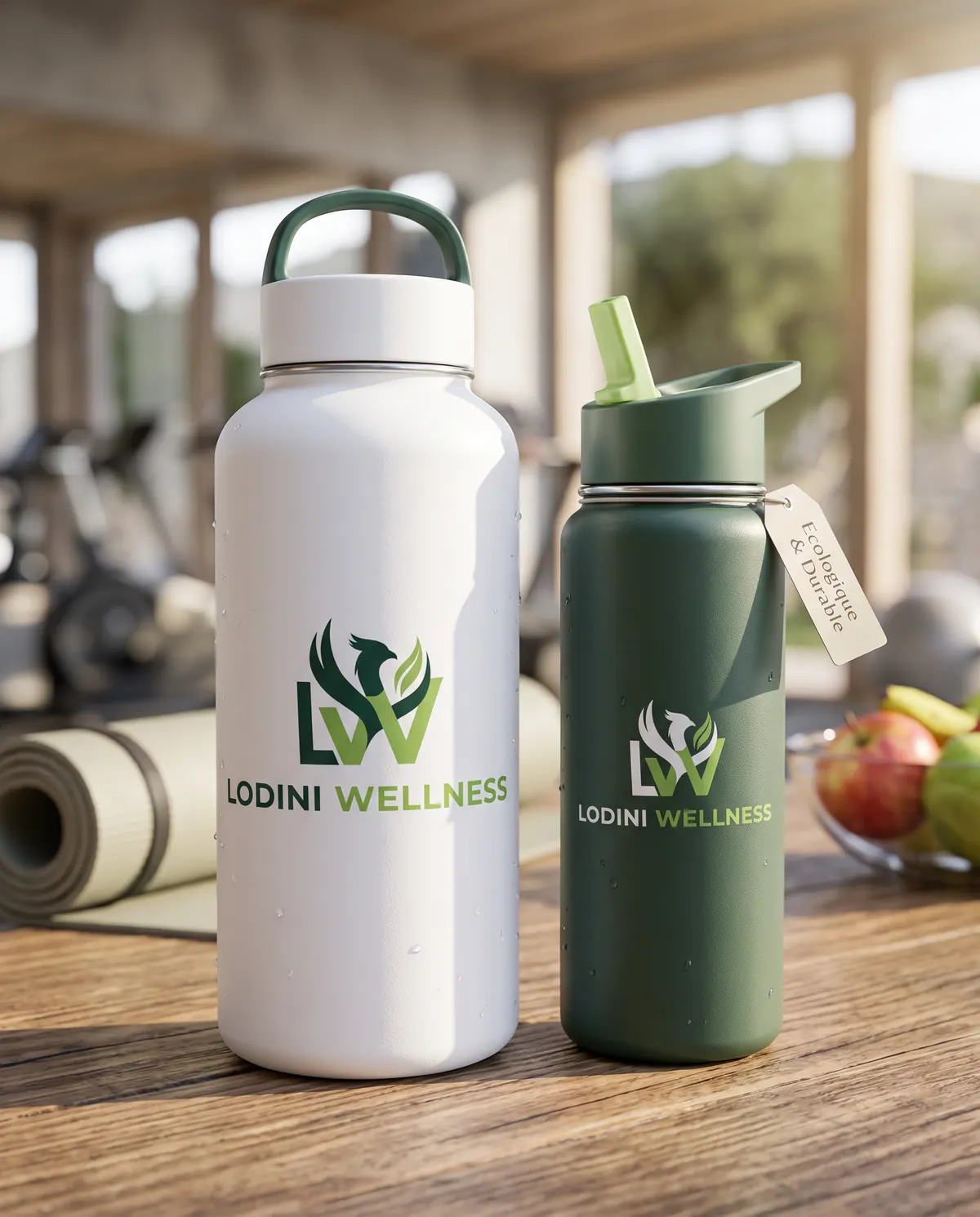 Gourde aux couleurs de Lodini Wellness