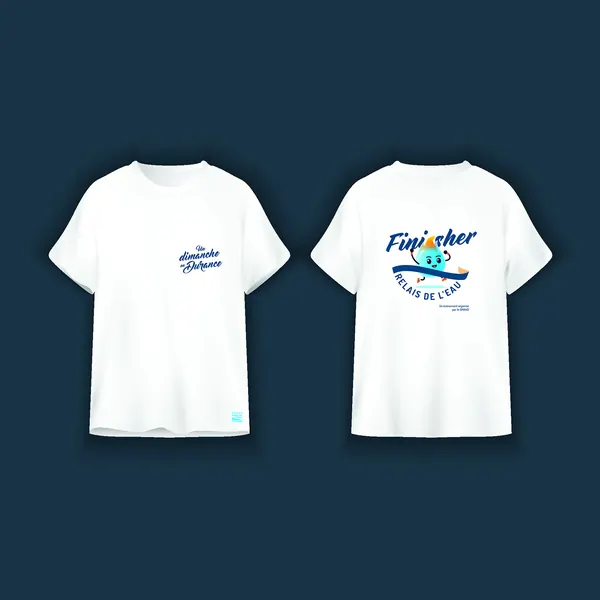 T-shirt des finishers, décliné de l'univers illustré de l'événement